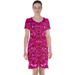 Hot Pink Glitter Short Sleeve Nightdress