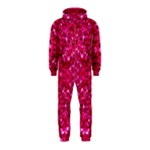 Hot Pink Glitter Hooded Jumpsuit (Kids)