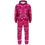 Hot Pink Glitter Hooded Jumpsuit (Men)