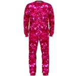 Hot Pink Glitter OnePiece Jumpsuit (Men)