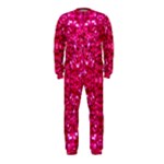 Hot Pink Glitter OnePiece Jumpsuit (Kids)