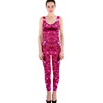 Hot Pink Glitter OnePiece Catsuit