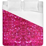 Hot Pink Glitter Duvet Cover (King Size)