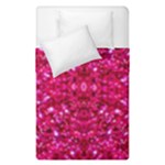 Hot Pink Glitter Duvet Cover Double Side (Single Size)