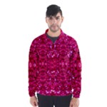 Hot Pink Glitter Wind Breaker (Men)