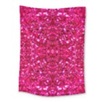 Hot Pink Glitter Medium Tapestry