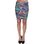 holographic Bodycon Skirt