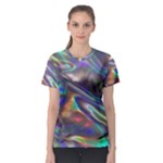 holographic Women s Sport Mesh Tee