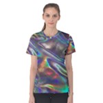 holographic Women s Cotton Tee