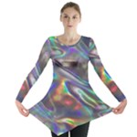 holographic Long Sleeve Tunic 