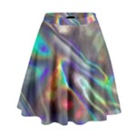 holographic High Waist Skirt