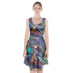 holographic Racerback Midi Dress