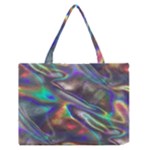 holographic Medium Zipper Tote Bag