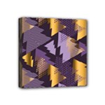 purple christmas trees Mini Canvas 4  x 4  (Stretched)