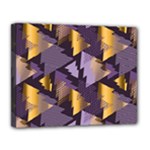 purple christmas trees Canvas 14  x 11  (Stretched)