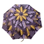 purple christmas trees Folding Umbrella