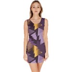 purple christmas trees Bodycon Dress