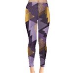 purple christmas trees Leggings 