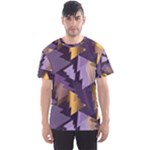 purple christmas trees Men s Sport Mesh Tee