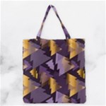 purple christmas trees Grocery Tote Bag