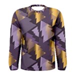 purple christmas trees Men s Long Sleeve Tee