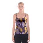 purple christmas trees Spaghetti Strap Top