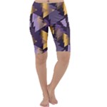 purple christmas trees Cropped Leggings 