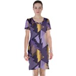 purple christmas trees Short Sleeve Nightdress