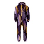 purple christmas trees Hooded Jumpsuit (Kids)