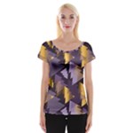 purple christmas trees Women s Cap Sleeve Top