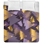 purple christmas trees Duvet Cover Double Side (California King Size)