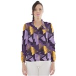 purple christmas trees Wind Breaker (Women)