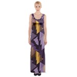 purple christmas trees Maxi Thigh Split Dress