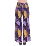 purple christmas trees Women s Chic Palazzo Pants 