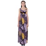 purple christmas trees Empire Waist Maxi Dress