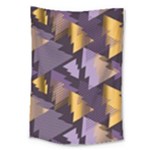 purple christmas trees Large Tapestry