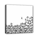 Love Love Love Mini Canvas 6  x 6  (Stretched)