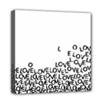 Love Love Love Mini Canvas 8  x 8  (Stretched)