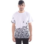 Love Love Love Men s Sport Mesh Tee