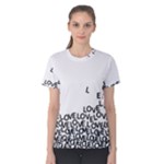 Love Love Love Women s Cotton Tee