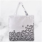 Love Love Love Grocery Tote Bag