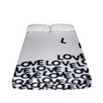 Love Love Love Fitted Sheet (Full/ Double Size)