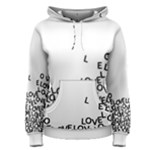 Love Love Love Women s Pullover Hoodie