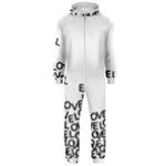 Love Love Love Hooded Jumpsuit (Men)