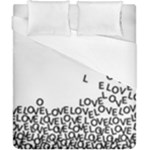 Love Love Love Duvet Cover (California King Size)