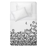 Love Love Love Duvet Cover (Single Size)