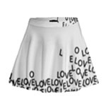 Love Love Love Mini Flare Skirt