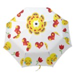 Valentine Emojis Folding Umbrella