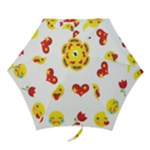 Valentine Emojis Mini Folding Umbrella