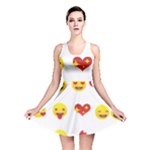 Valentine Emojis Reversible Skater Dress